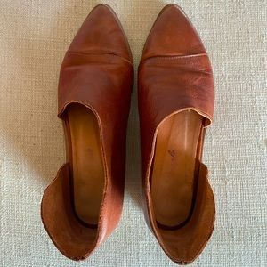 Free People Leather Royale Flat